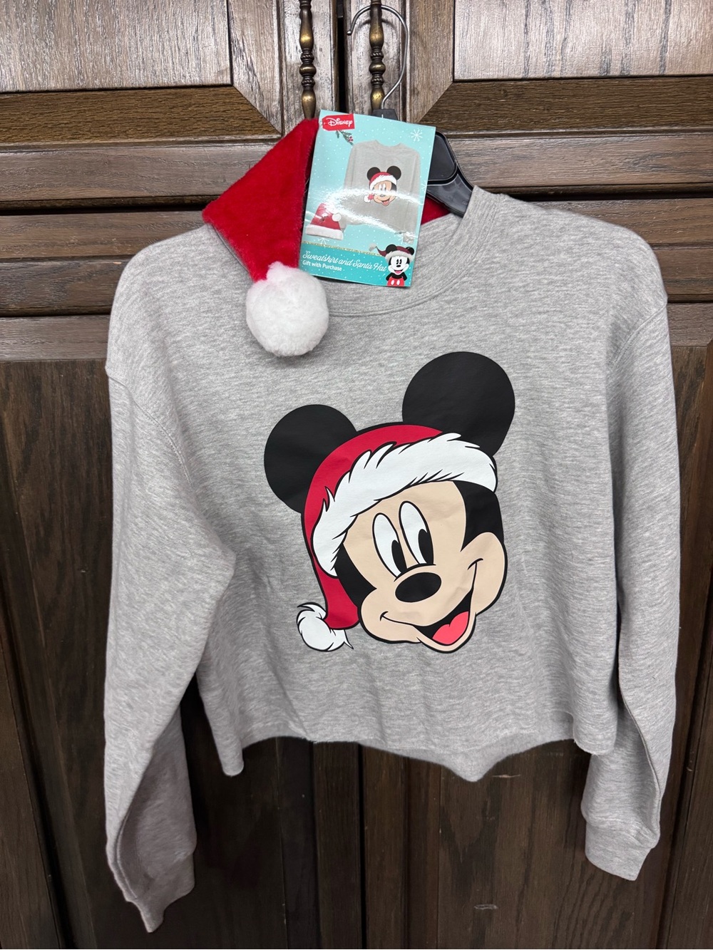 Disney Mickey Mouse Sweatshirt - Gray & Red